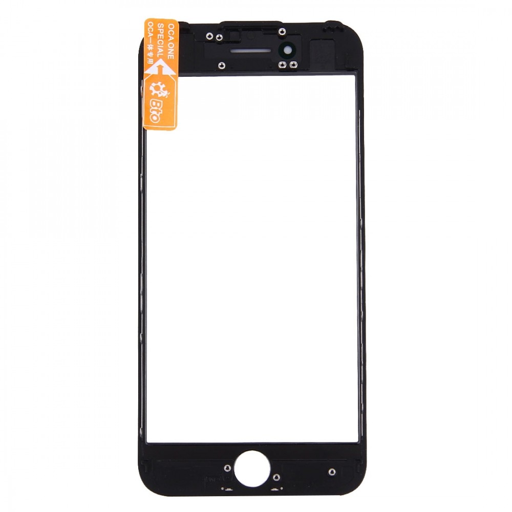 Front Screen Outer Glass Lens with Front LCD Screen Bezel Frame & OCA Optically Clear Adhesive for iPhone 7 Plus(Black) iPhone Replacement Parts Apple iPhone 7 Plus